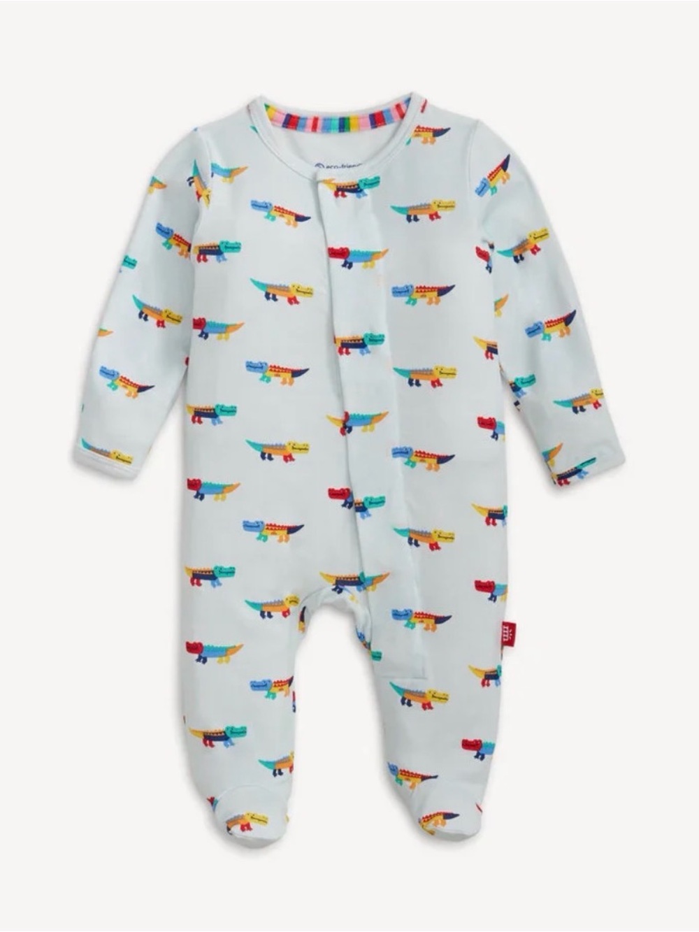 Magnetic Me “Footie” Onesie Rainbow Crocodile